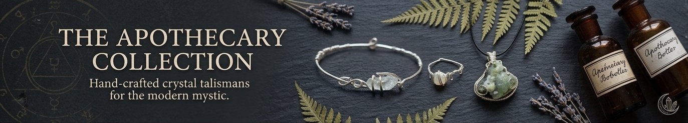 The Apothecary Collection — hand-crafted crystal talismans for the modern mystic